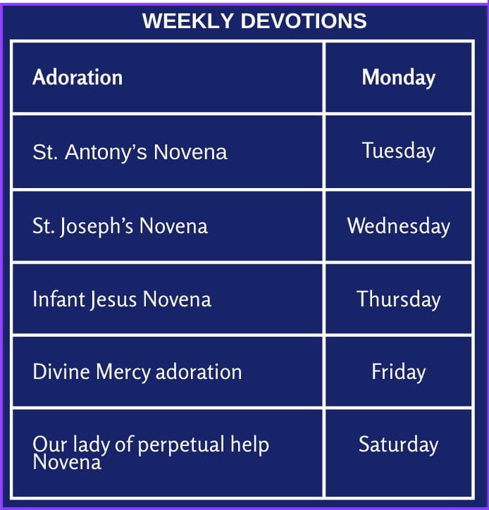 Adoration Prayer Service