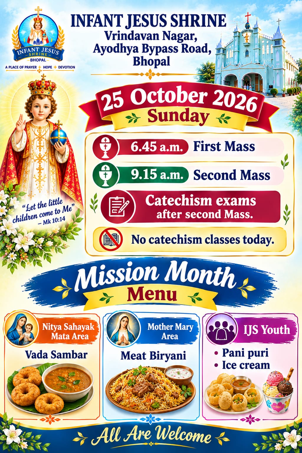 Mission Sunday Schedule